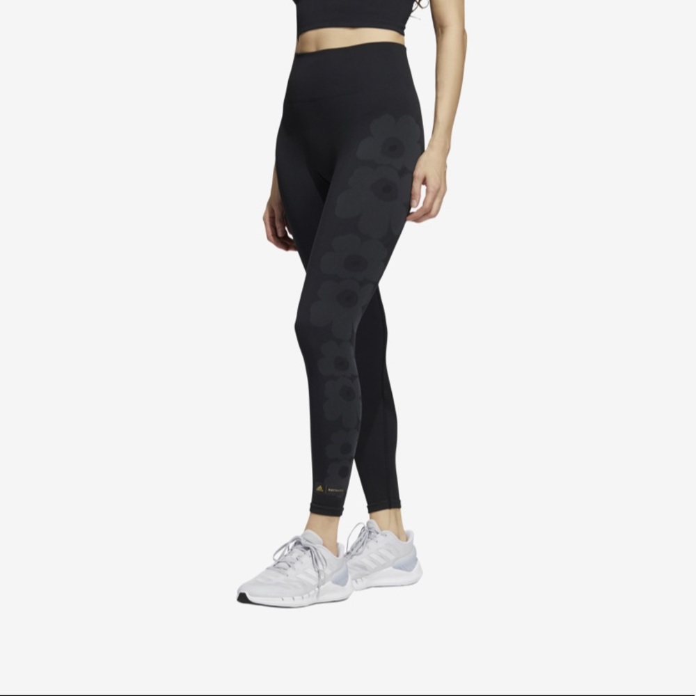 Adidas MARIMEKKO AEROKNIT 7/8 TIGHTS size small black